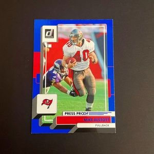 Mike Alstott: Tampa Bay Buccaneers, Fullback 2022 Panini Donruss Press Proof